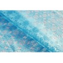 Nappe rectangle dentelle bleu turquoise
