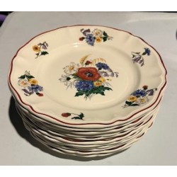 Assiette vintage – Modèle Anémone