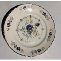 Assiette vintage – Modèle Bleuet