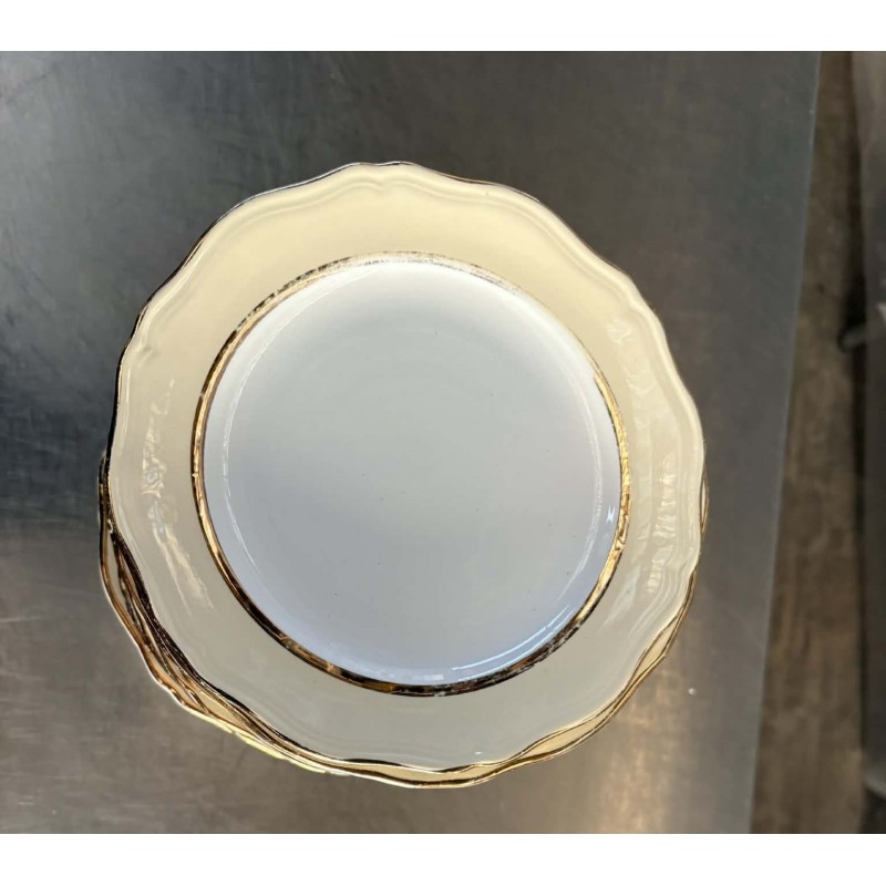 Assiette - Modèle Aile Beige