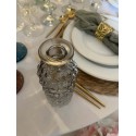 Vase de table gris