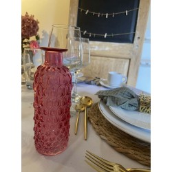 Vase de table orange