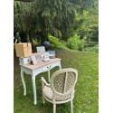 Coiffeuse Vintage – Support Élégant pour Livre d'Or ou Urne