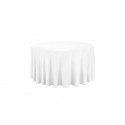 Nappe ronde blanche D290