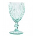 Verre à pied vintage turquoise
