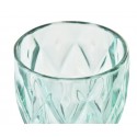 Verre à pied vintage turquoise