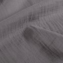 Serviette de table  gaze de coton gris anthracite