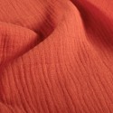 Serviette de table  gaze de coton orange