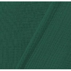 Serviette de table  gaze de coton vert pin