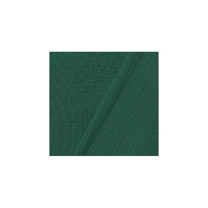 Serviette de table  gaze de coton vert pin