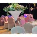 Vase martini blanc H70