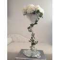 Vase martini blanc H70