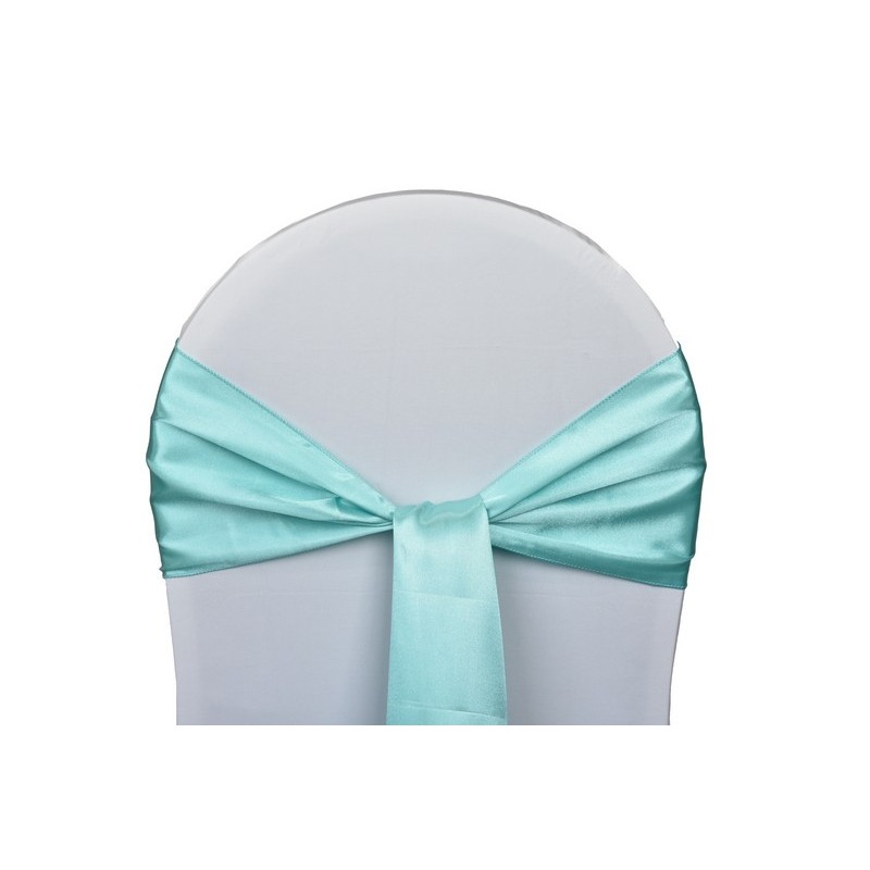 Nœud de chaise satin tiffany