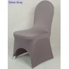 Housse de chaise grise