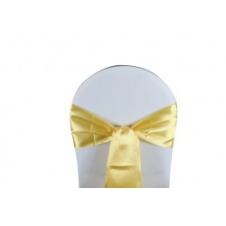 Nœud de chaise satin or