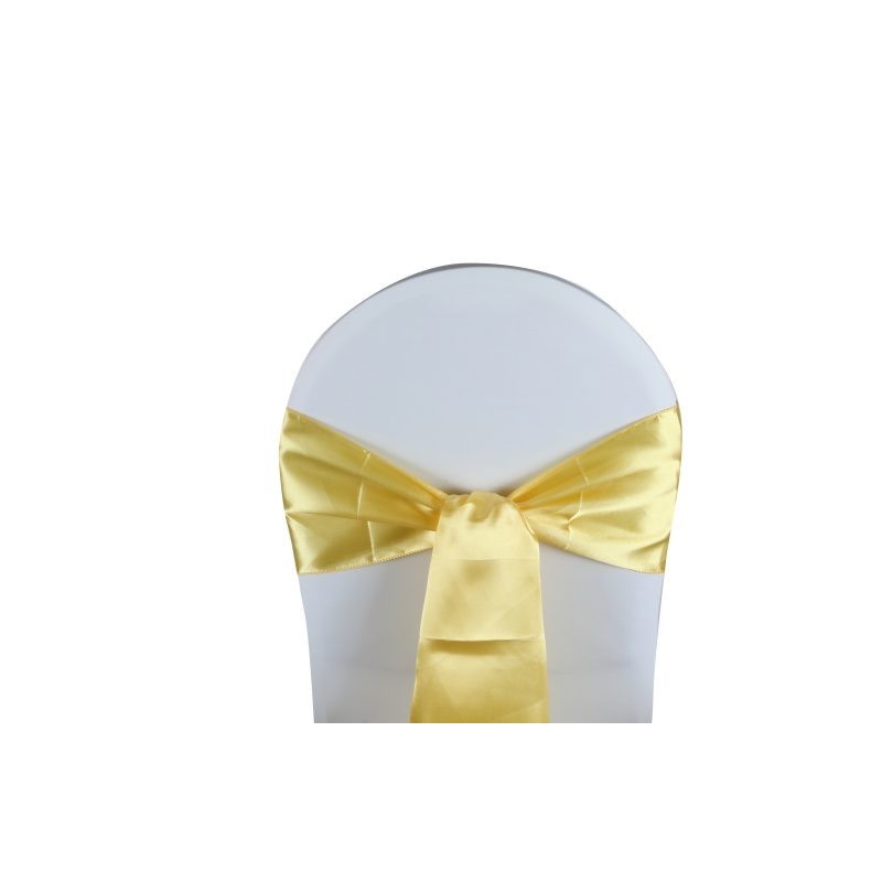 Nœud de chaise satin or