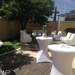 Table mange debout D80