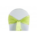 Nœud de chaise satin vert pomme