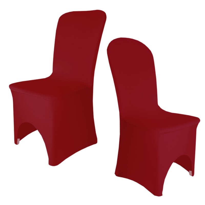 Housse pour chaise de bureau rouge bordeaux - Housse chaise bureau –  HousseDecor