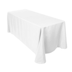 Nappe rectangle blanche