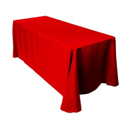 Nappe rectangle rouge
