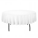 Nappe ronde blanche D240
