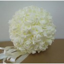 Boule de fleur blanche D20