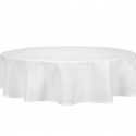 Nappe ovale blanche 450cm