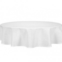 Nappe ovale blanche 350cm