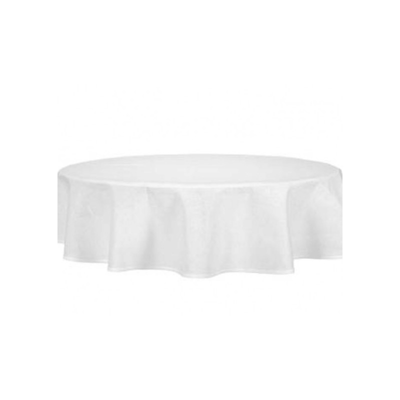 Nappe ovale blanche 350cm