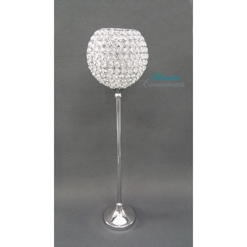 Bougeoir strass H80