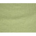 Serviette de table  gaze de coton vert amande