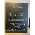 Panneau-Place libre en Ardoise