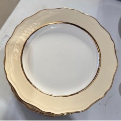 Assiette vintage – Modèle Aile beige