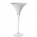 Vase martini blanc H70